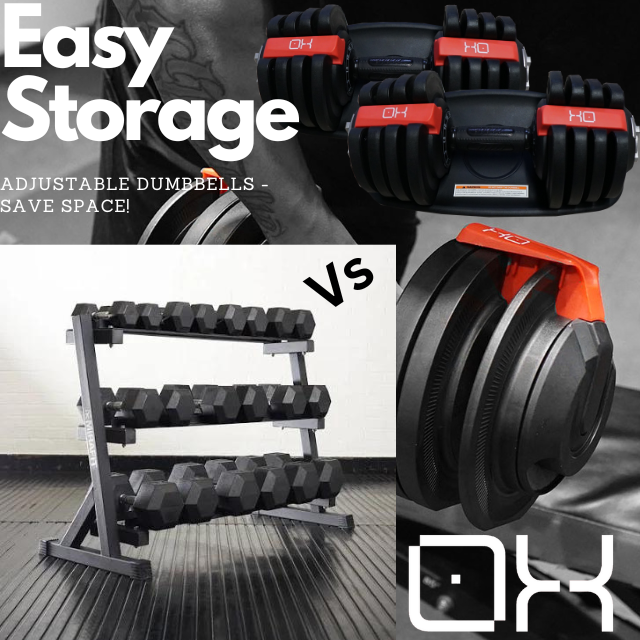 x2 40KG Adjustable Dumbbells Set & Barbell. 2-in-1 (80Kg total)
