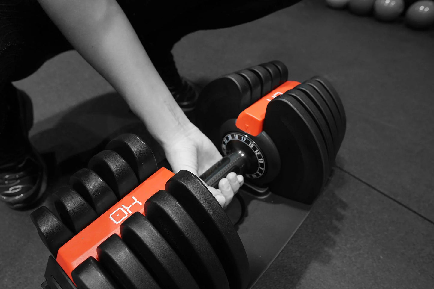 x2 40KG Adjustable Dumbbells Set & Barbell. 2-in-1 (80Kg total)